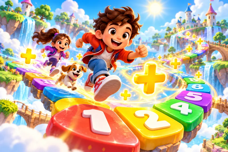 Number Rush Addition math game cover